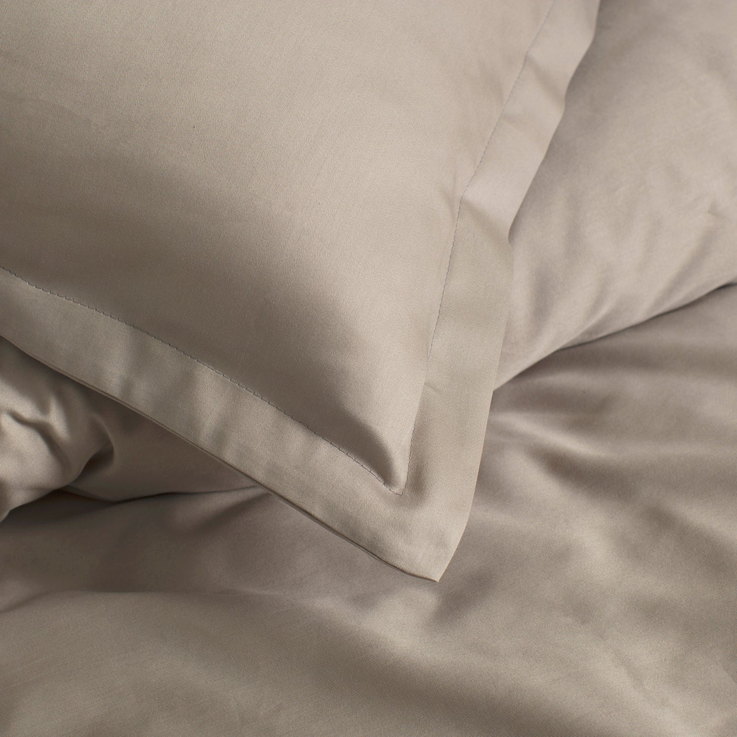 Cinderella Sundays Dekbedovertrek Satijn 140 x 200/220 cm - Taupe