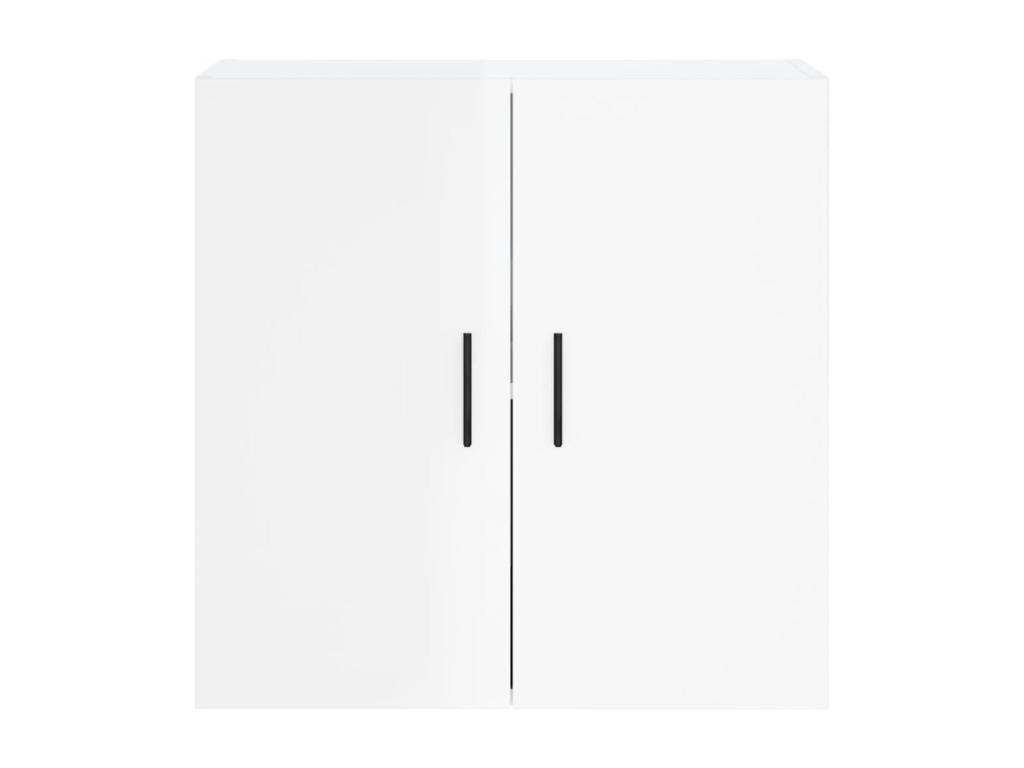 Armario de pared madera de ingeniería blanco brillo 60x31x60 cm