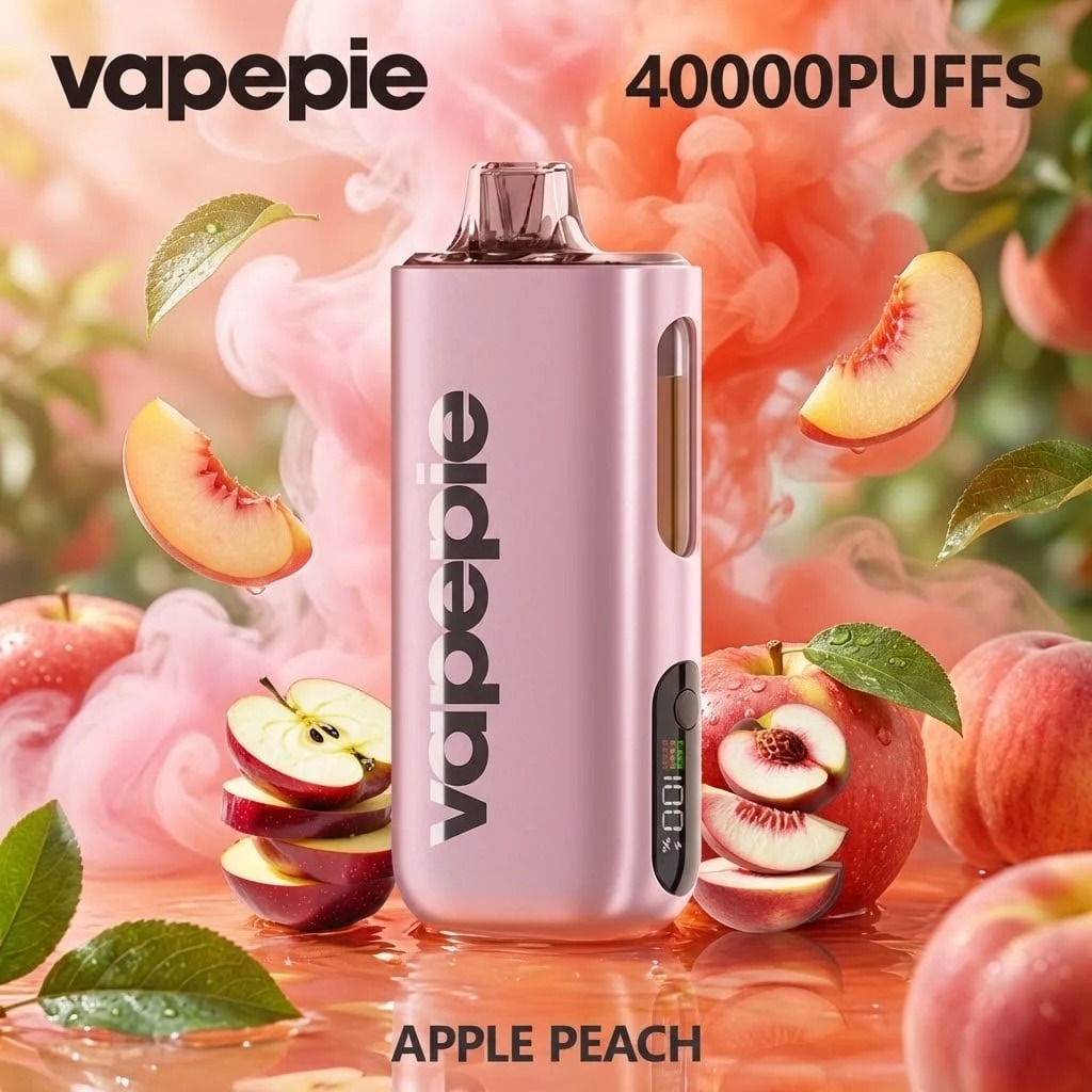 APPLE PEACH & VAPEPIE Max 40000 PUFFS