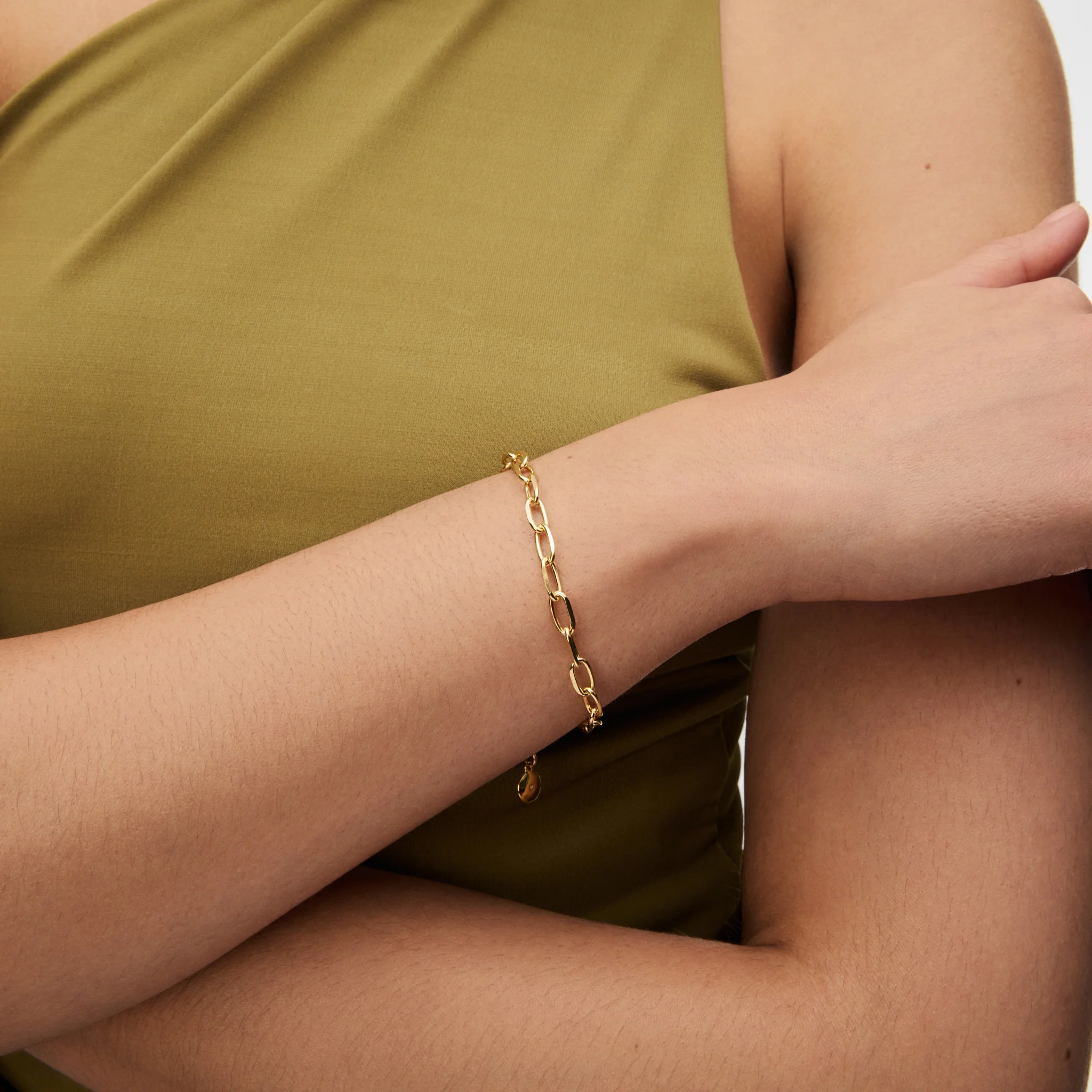 Paper Clip Chain Bracelet