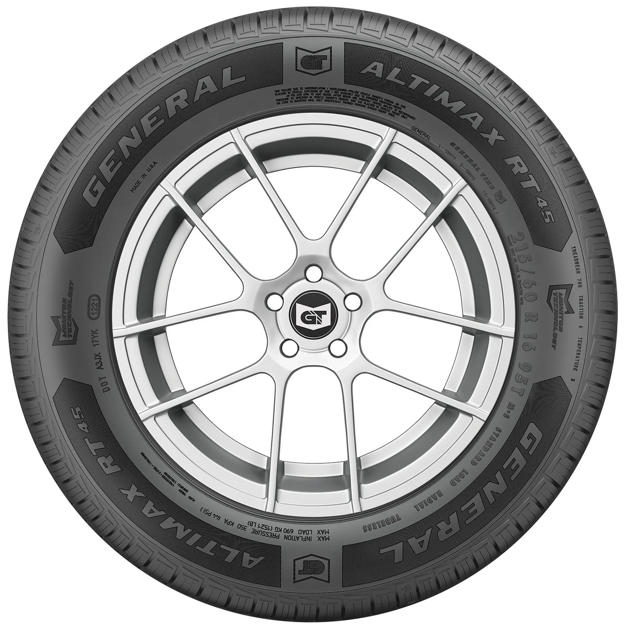 General AltiMAX RT45 All Season 235/40R19 96V XL Passenger Tire