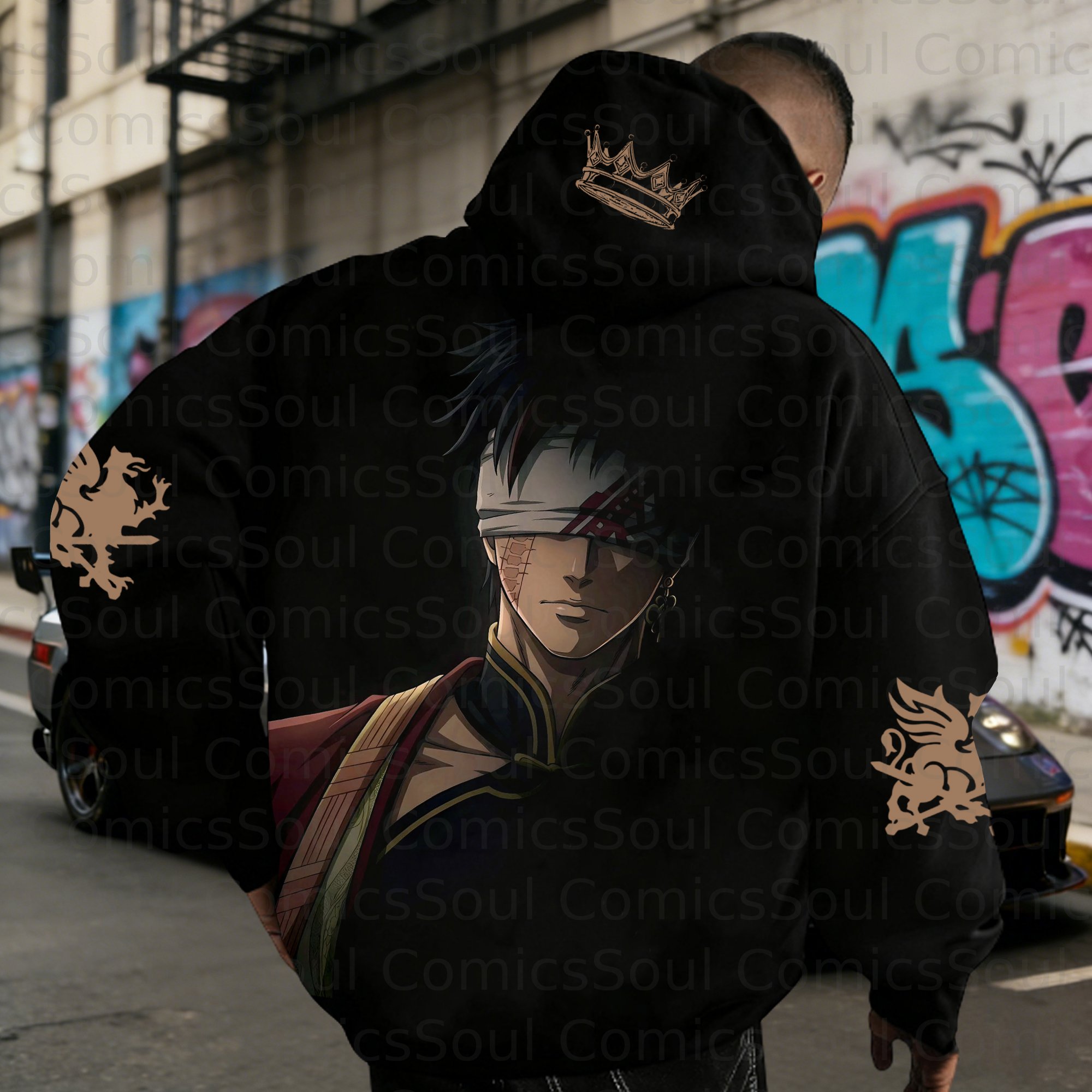 Unisex Graphic Streetwear Vintage Plush  Hoodie