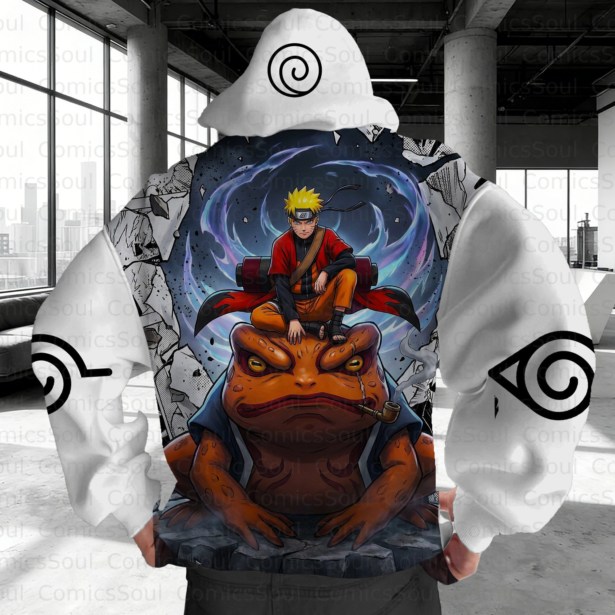 Unisex Graphic Streetwear Vintage Plush  Hoodie
