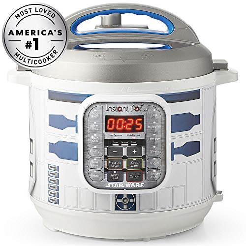 Instant Pot 112-0104-01 6Qt Star Wars Duo 6-Qt. Pressure Cooker, R2-D2, White with Blue R2D2