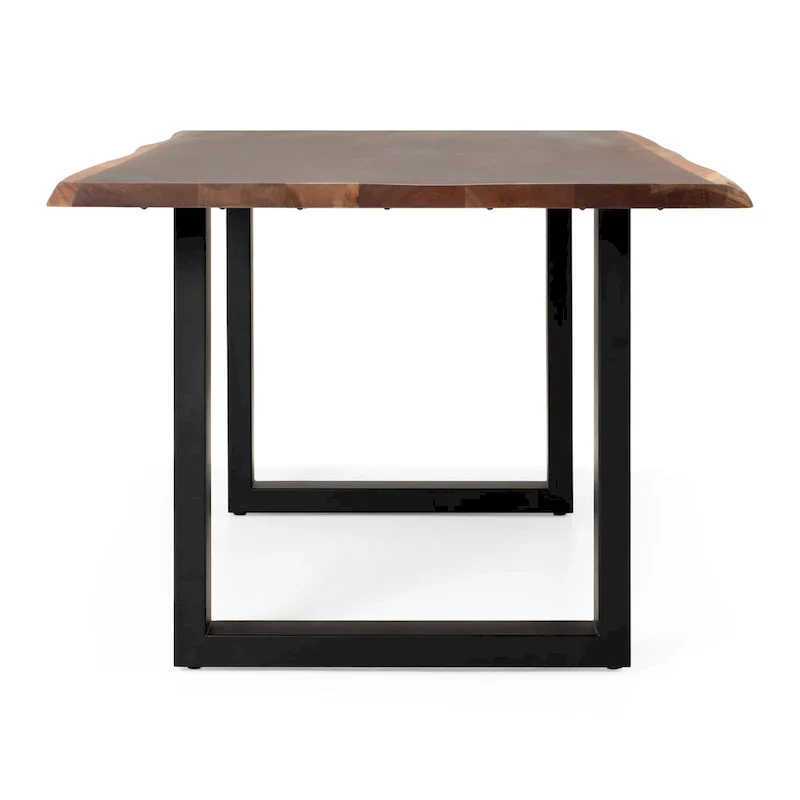 Modrest Taylor Contemporary Live Edge Wooden Dining Table