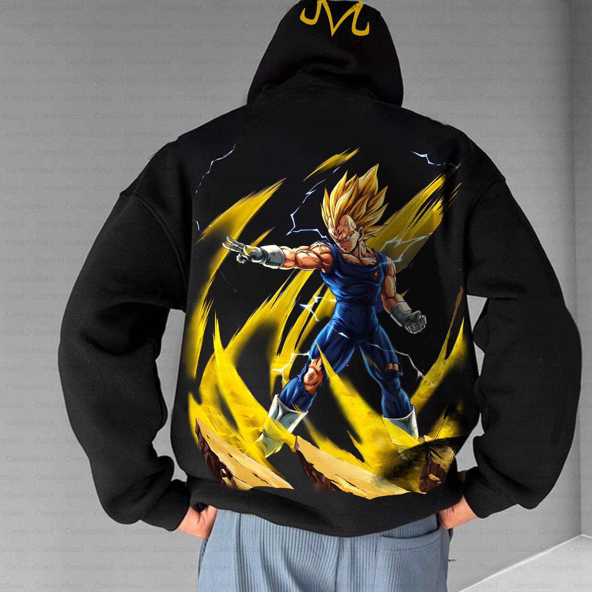 Unisex Anime Inspired Vintage Plush Hoodie
