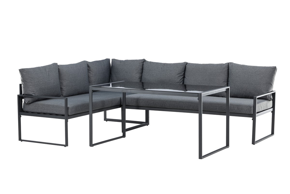 Rebellenclub Zeno Hoekloungeset - Grijs