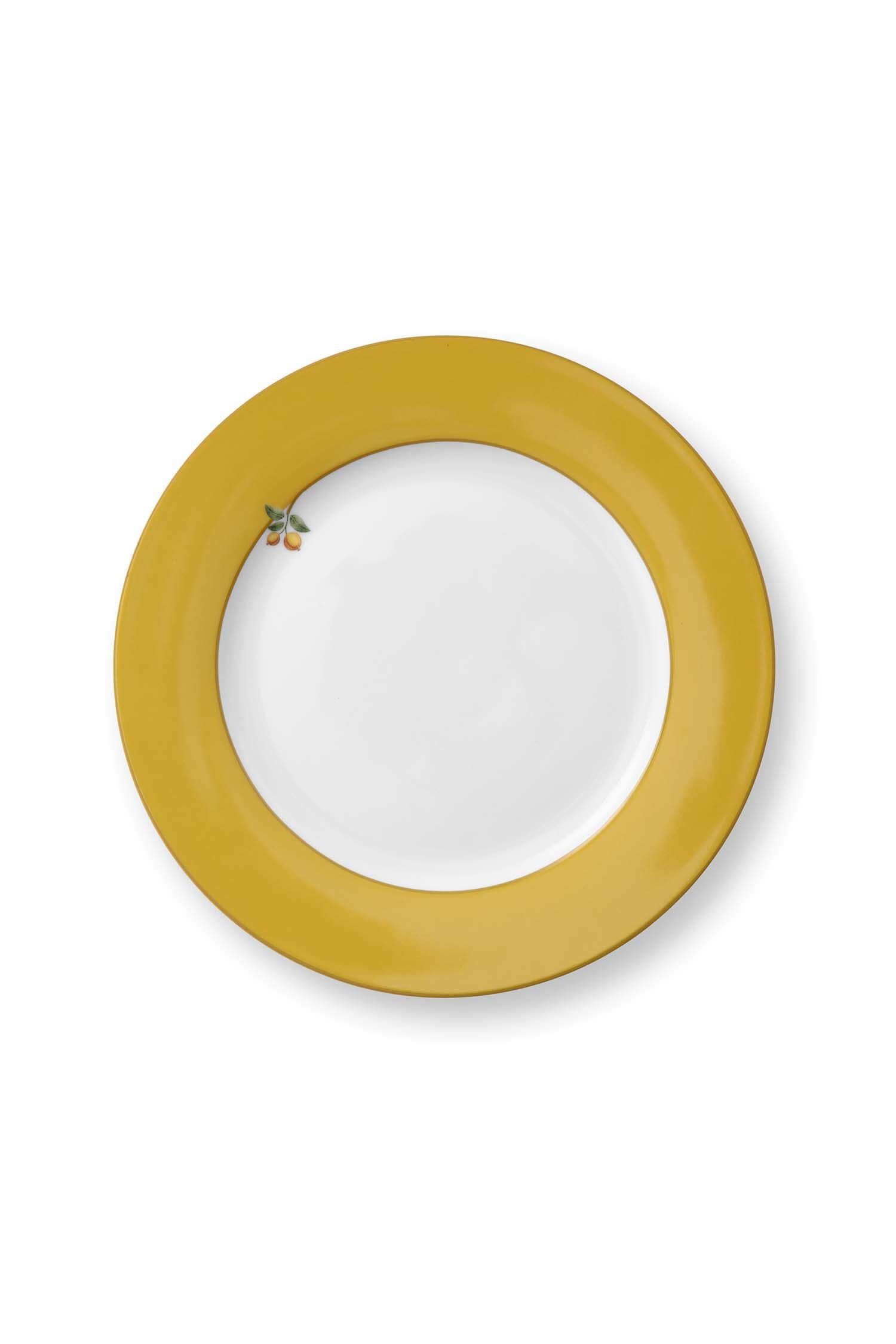Breakfast Plate Lily&Lotus Uni Yellow 23cm