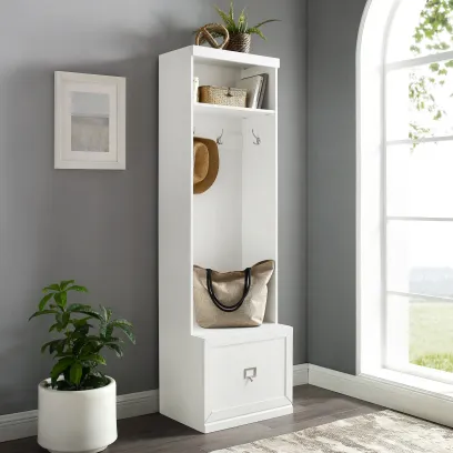 Crosley Furniture Harper Hall Tree in White