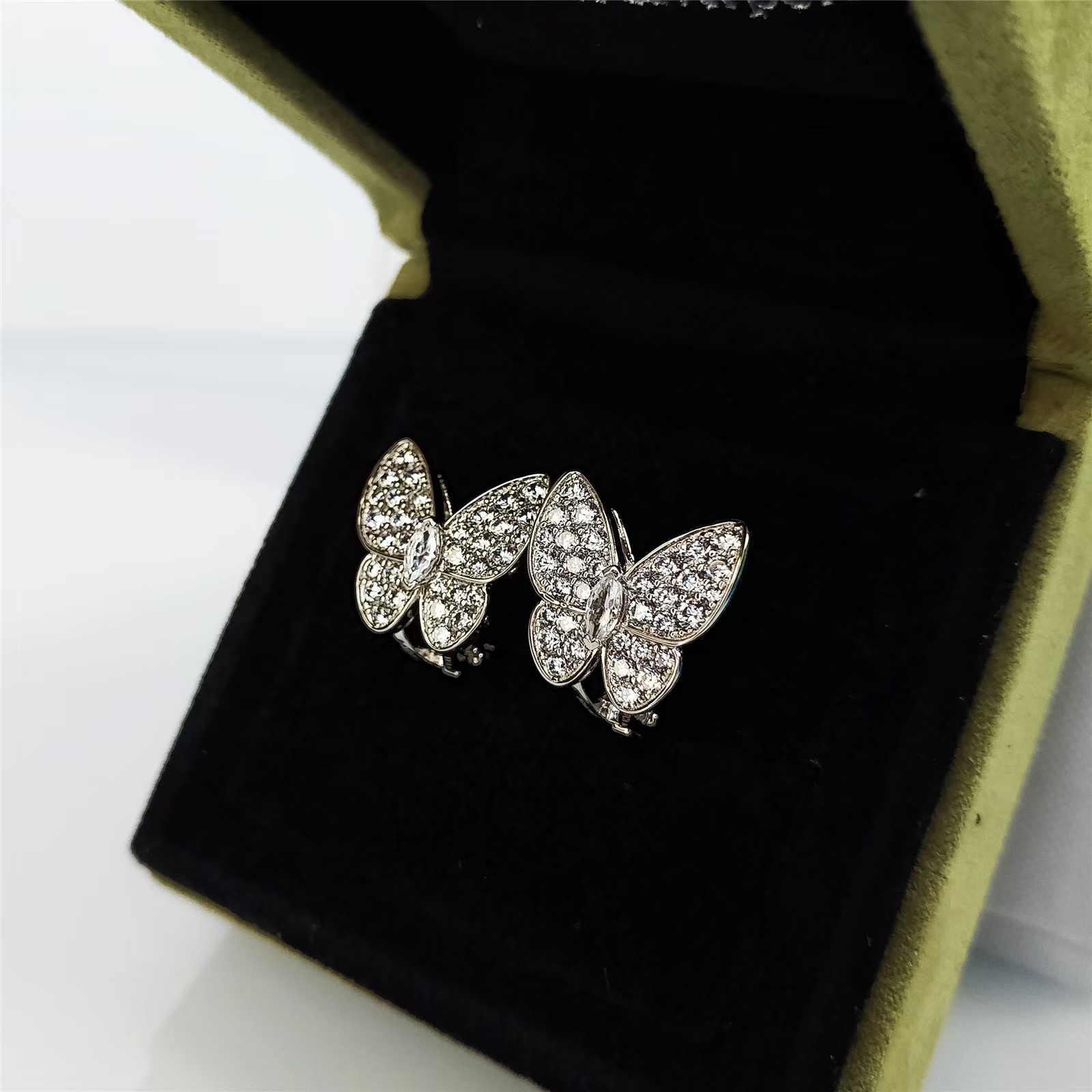 VCA Two Butterfly Earrings - Original Replica Club