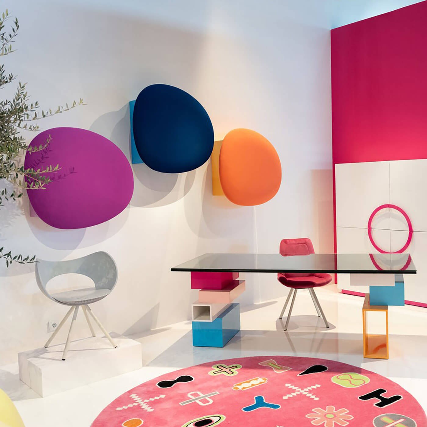 Wandplank Nimbus oranje Kare Design