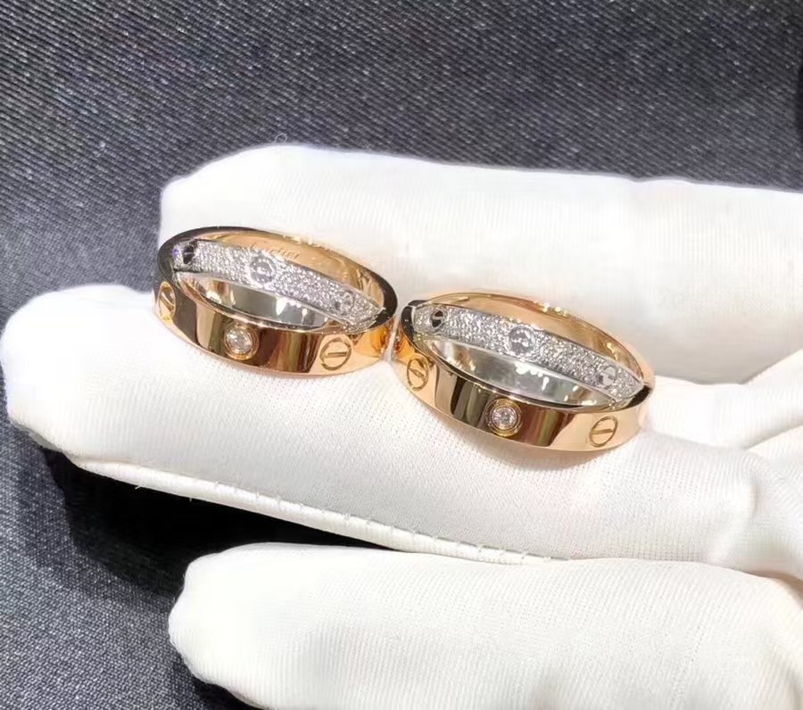Cartier LOVE Ring - Mixed Metal Color - Original Replica Club