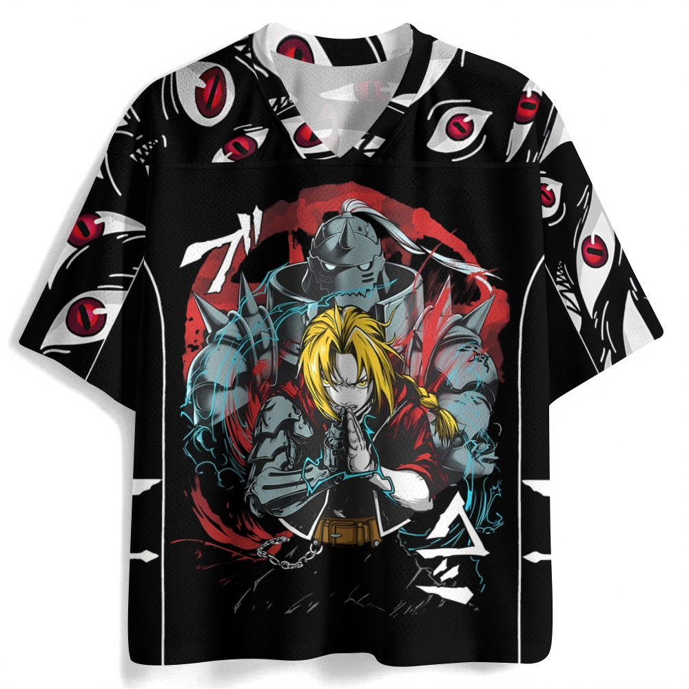 Fullmetal Alchemist Anime Football Jersey