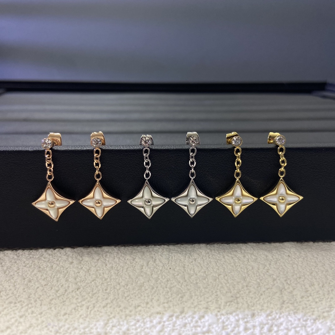 Louis Vuitton Color Blossom Star Drop Earrings - Original Replica Club