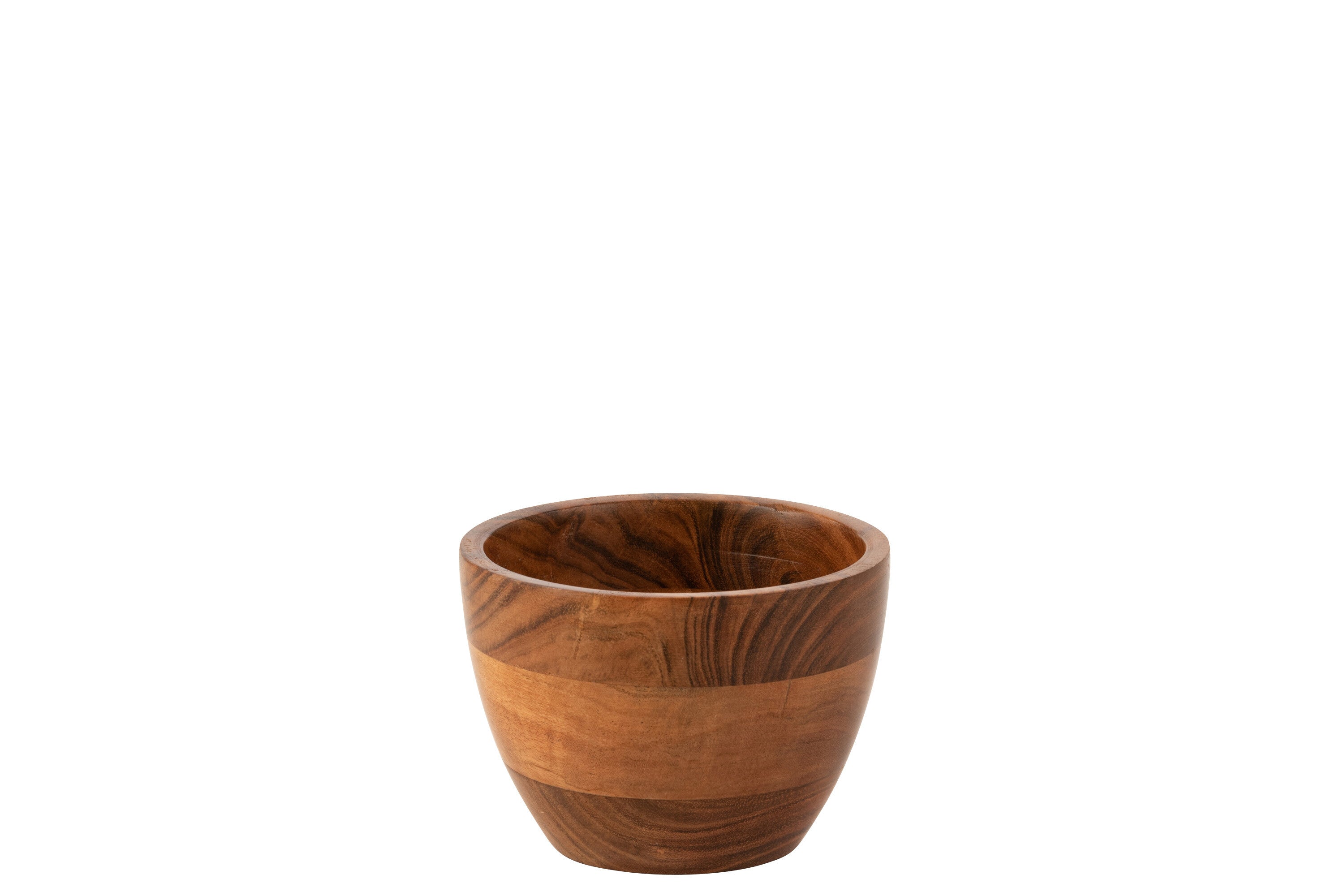 J-Line kom Kota Acacia - hout - naturel - small - 6 stuks