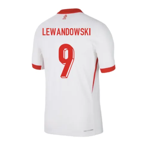 Kid's LEWANDOWSKI Poland 2024/25 Home Shirt
