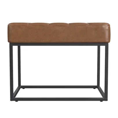HomePop Theodore Upholstered Ottoman