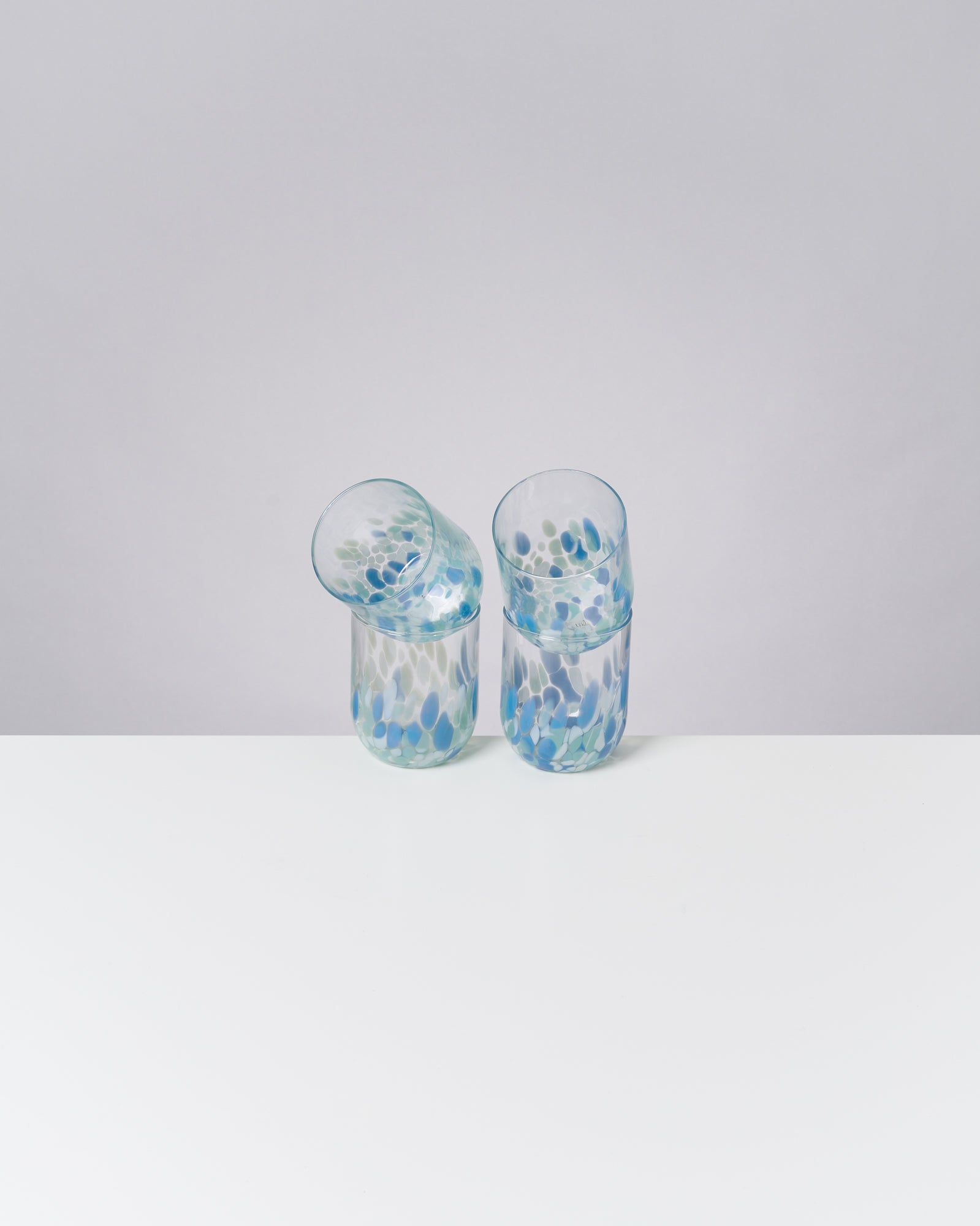 Alegria Glas groß blau 4er-Set