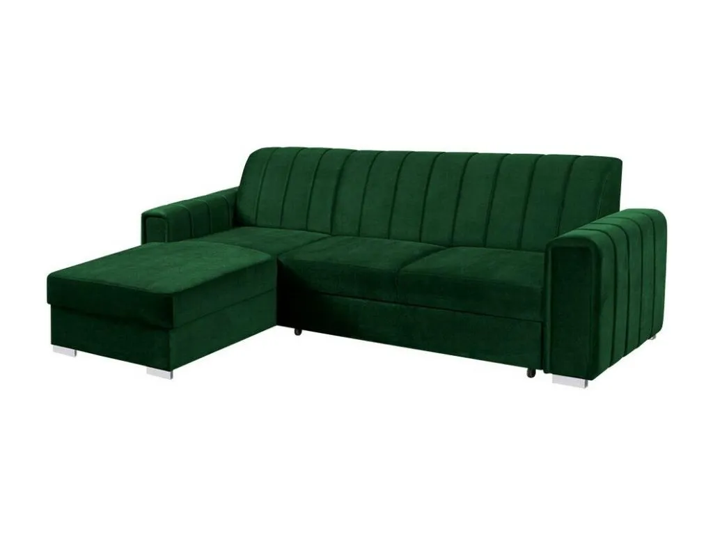 Sofá rinconero Lluesmamuebles 166 Verde Función de descanso Caja de ropa de cama 260x183cm