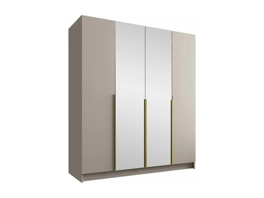 Armario Hogarve 198 Cachemira | Dorado 215x200x58cm Puertas de armario - Con bisagras vcln03935