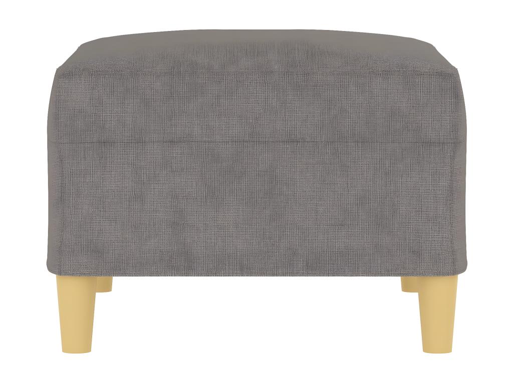 Reposapiés de Nidolux gris taupe 70x55x41 cm