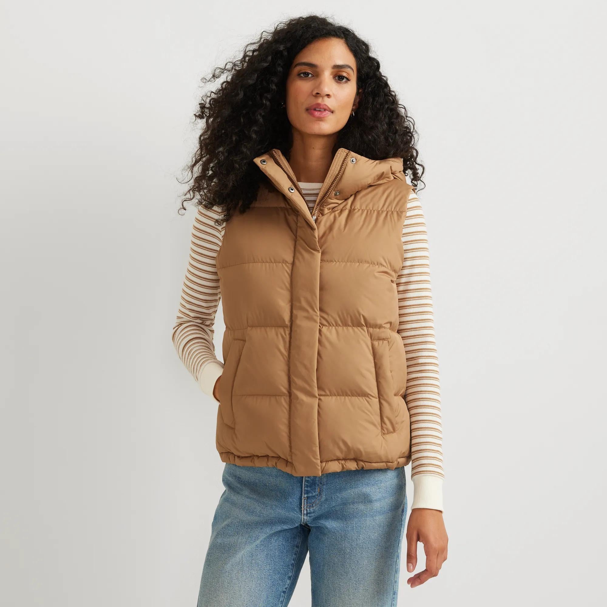 Women's Ketchum Short Down Hooded Vest - Eddie Bauer Outlet