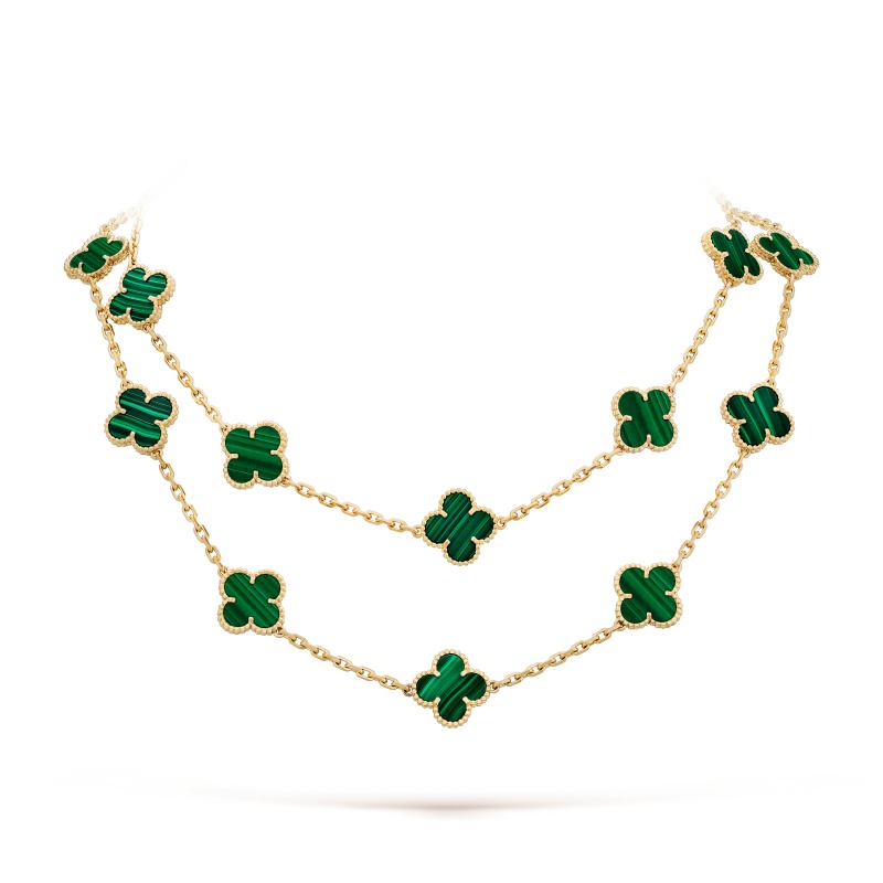 Replicate Vintage Alhambra long necklace, 20 motifs(1:1 replica) - Original Replica Club
