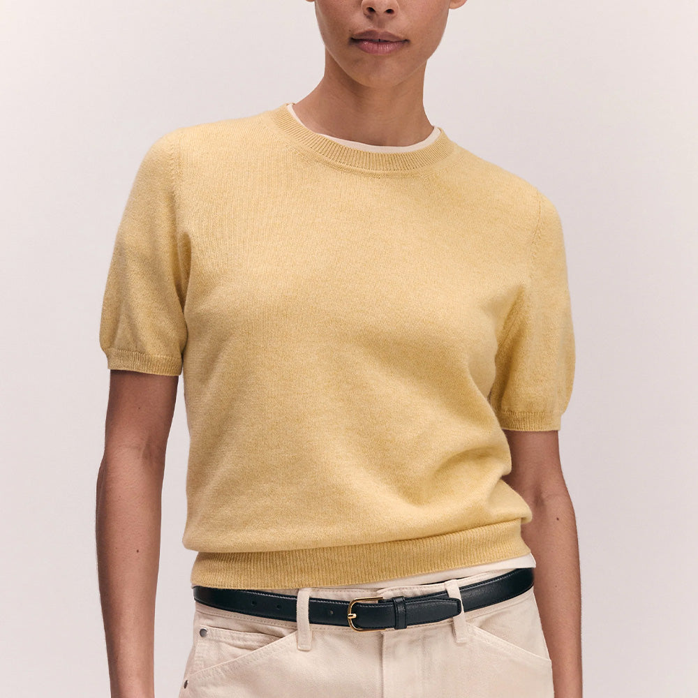 & Daughter - Maille Emer - Jaune Pale