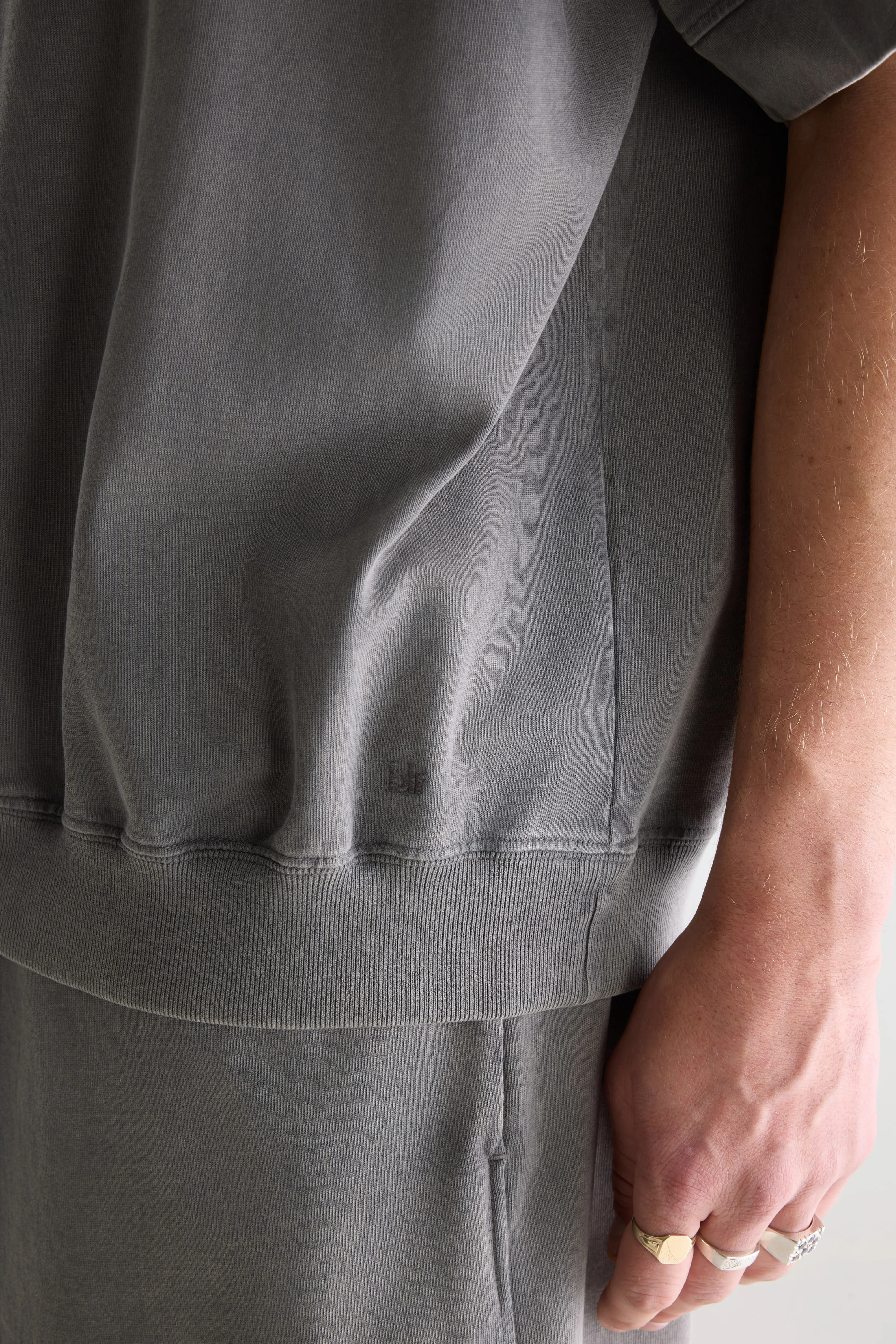 Bellerose Fantom short sleeve t-shirt (261 / M / OXYD GREY)