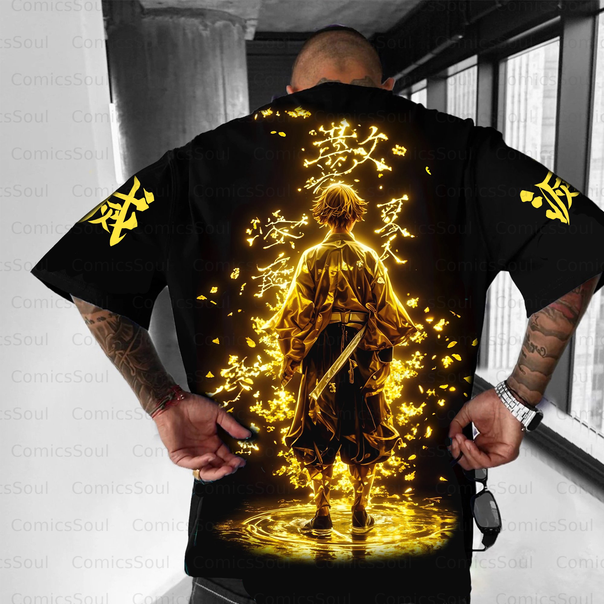 Unisex Anime Inspired Vintage T-Shirt| KNY