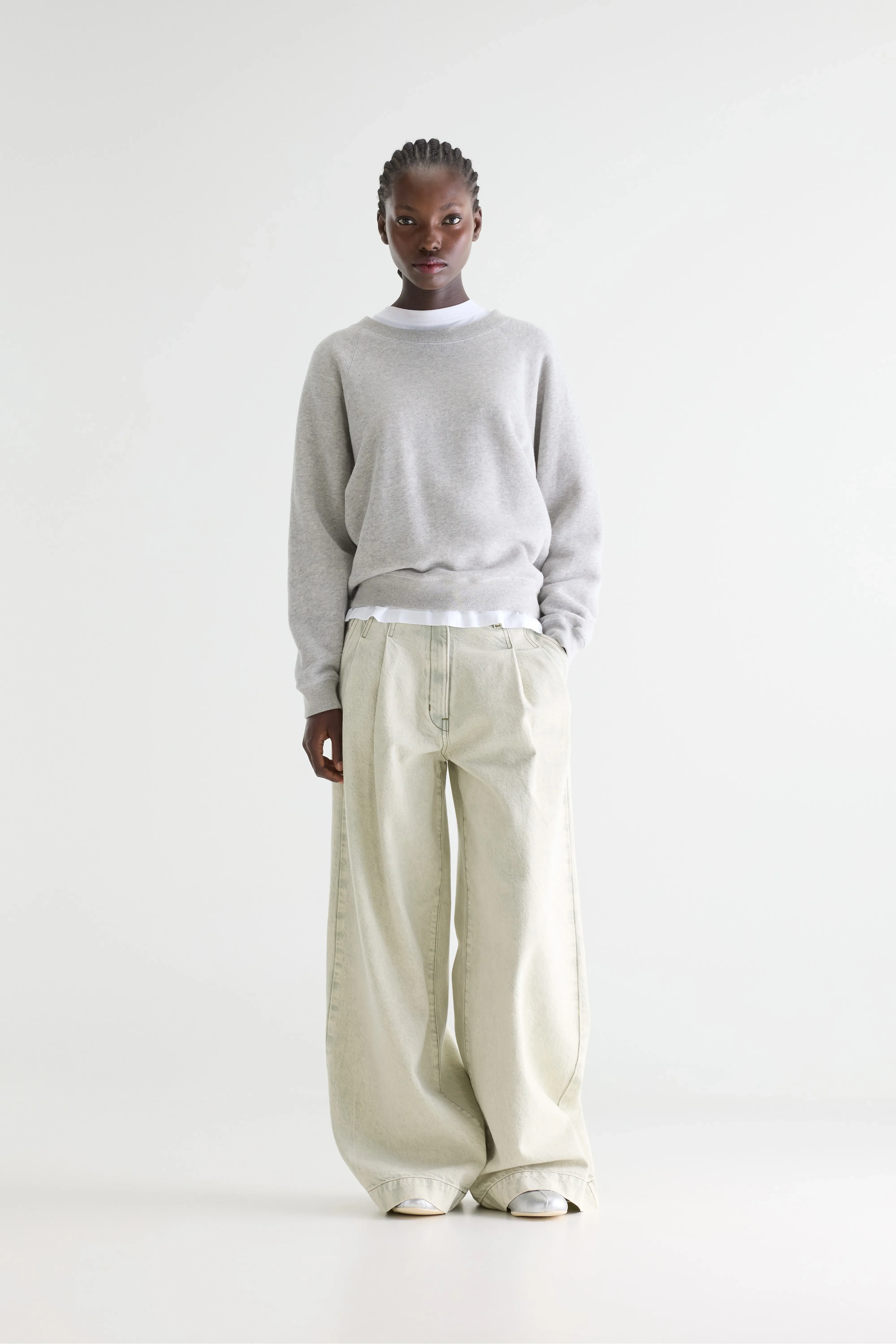 Bellerose Fella relaxed grey sweatshirt (252 / W / H. GREY)
