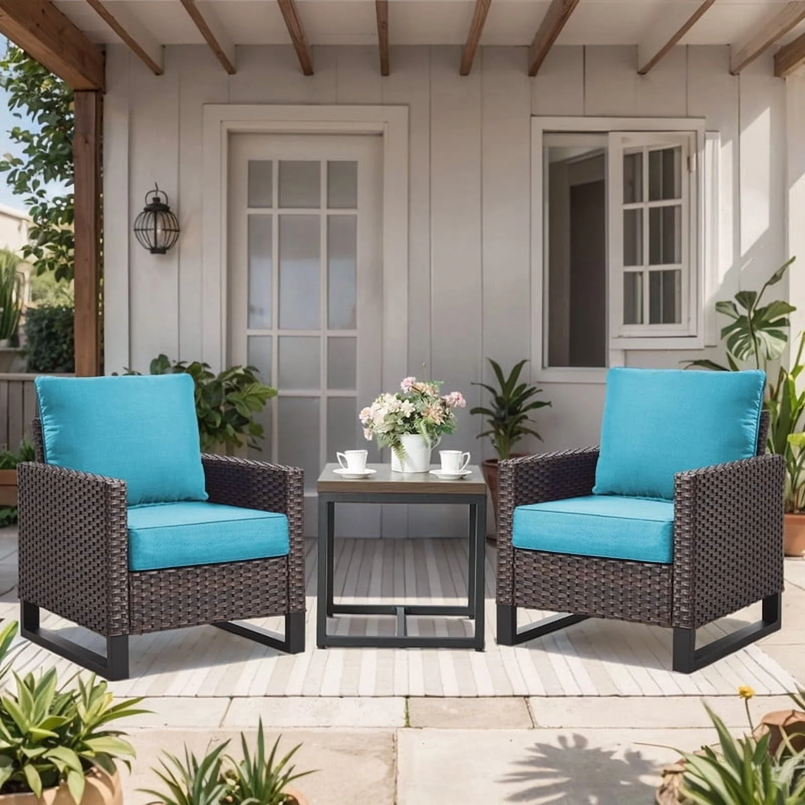 Bellefurn Outdoor Deep Seat Cushion 24 X 24 X 6 inch for Patio Furniture,Outdoor Chair Cushions Waterproof & Fade Resistant Patio Furniture Cushions for Wicker Chair, Sofa, Couch - Image 52