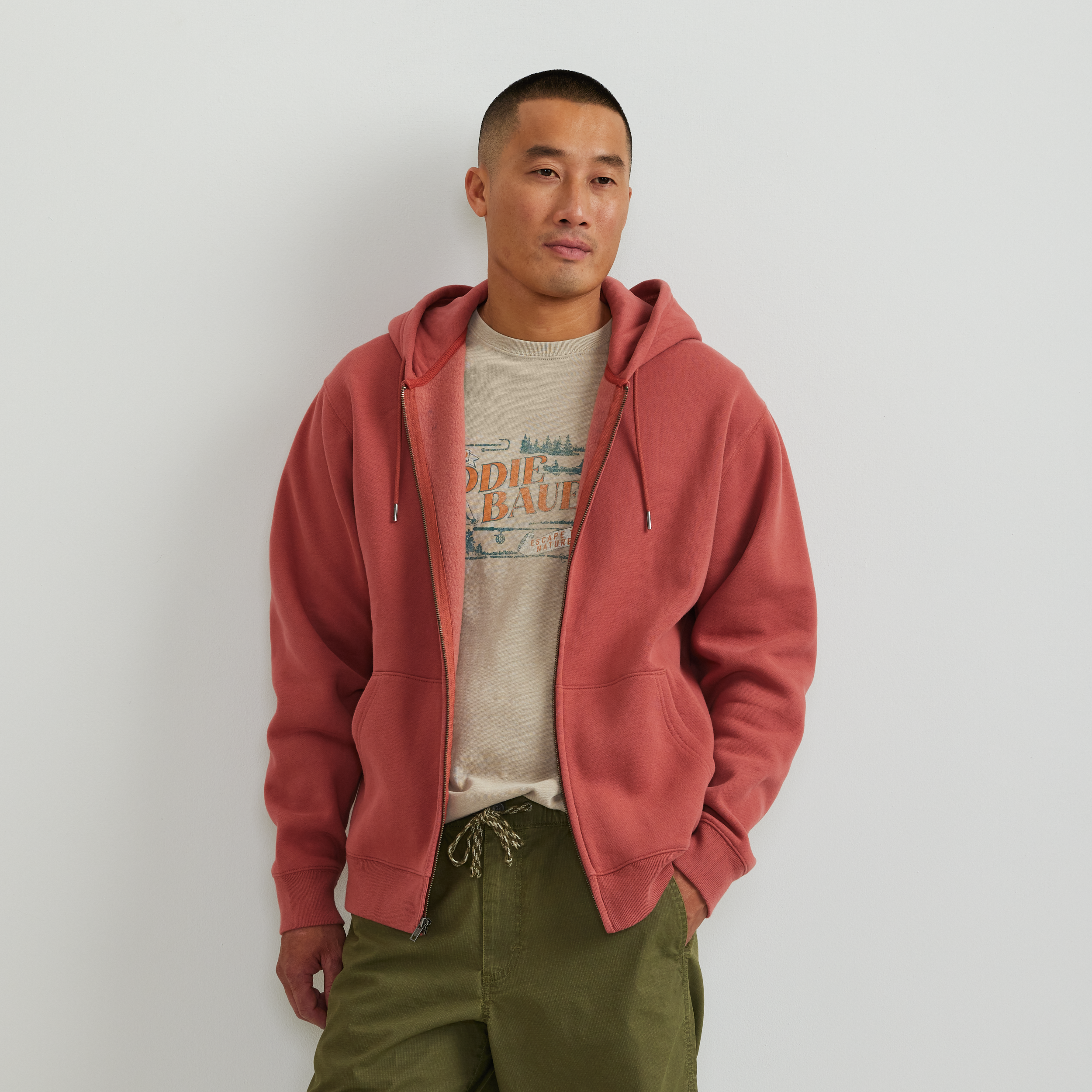 Men's Vintage Soft Full-Zip Sweatshirt - Eddie Bauer Outlet