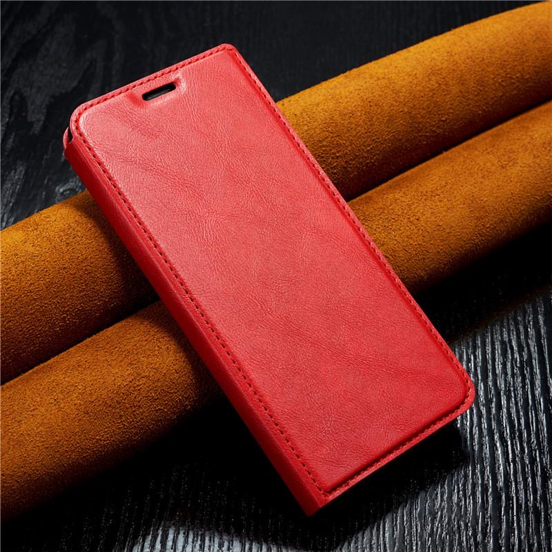 Samsung Honour Red Rice Retro-vintage Simple Ultra-thin Suction Hanging Rope Leather Sleeve