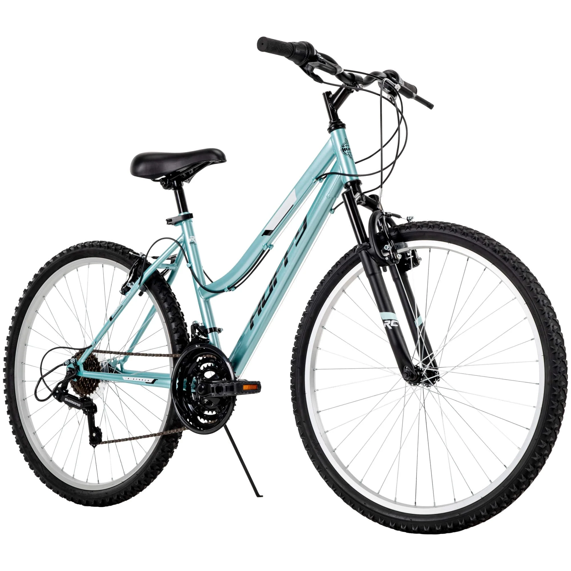 Huffy 26-?Rock Creek Women's 18-Speed Mountain Bike, Mint - Image 2