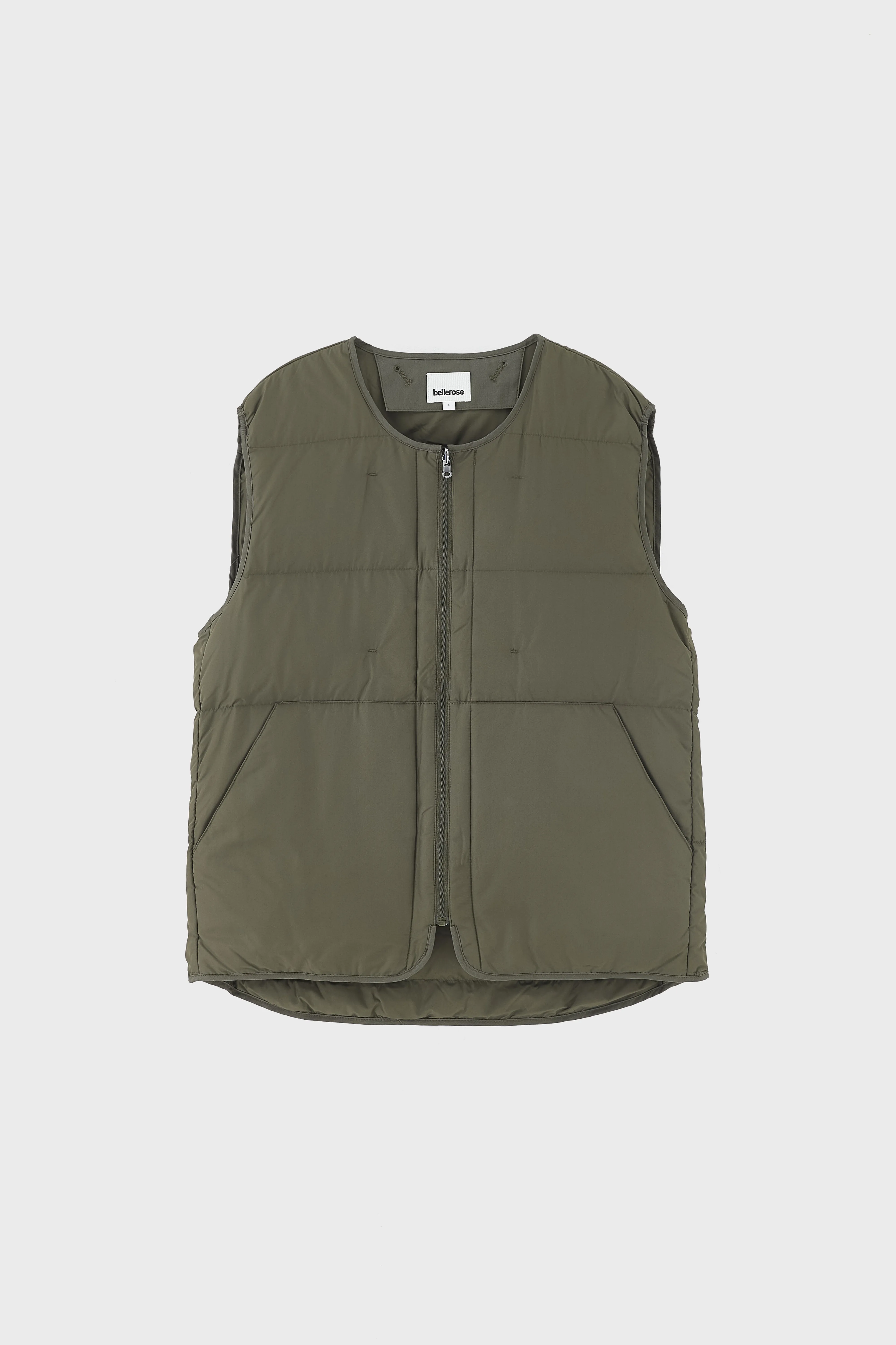 Bellerose Hoch sleeveless green bodywarmer (251 / M / DARK OLIVE)