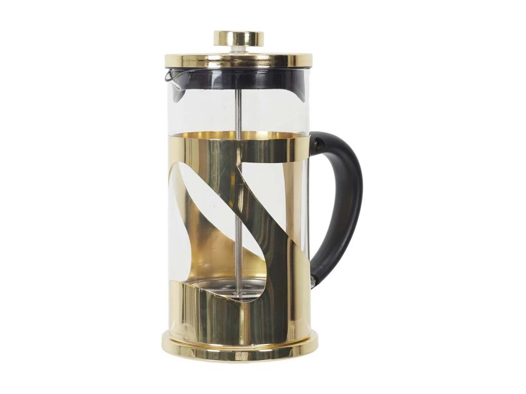 Cafetera de metal dorado 60 cl