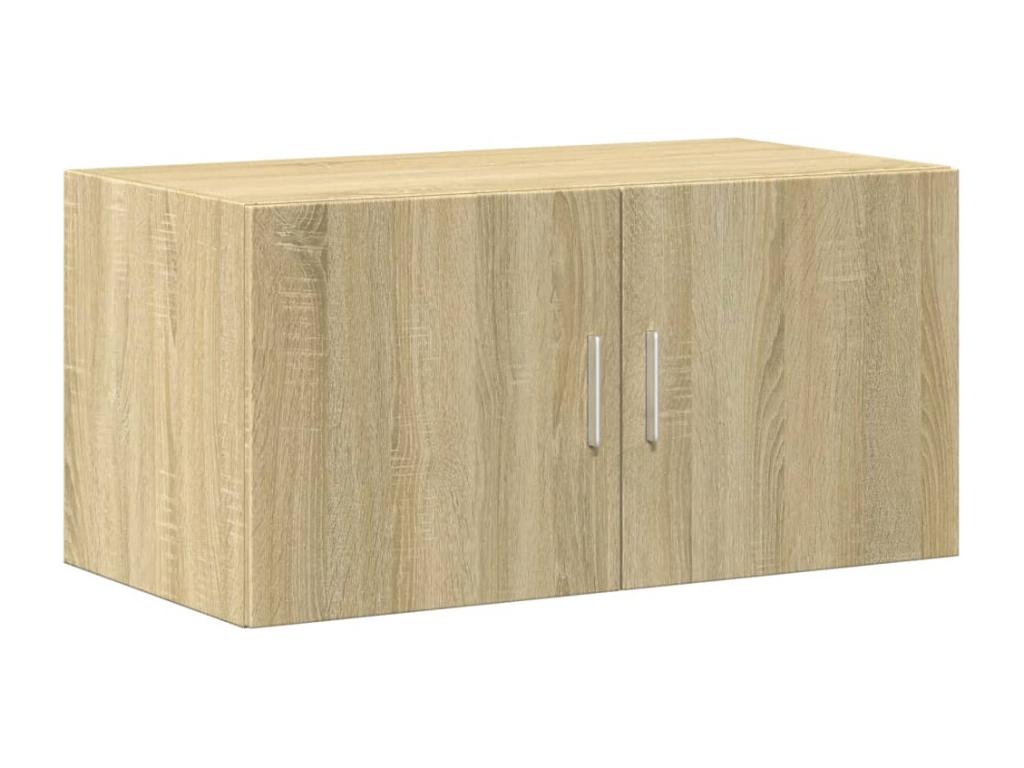 Armario de pared madera ingeniería roble Homelyvo 80x42 - 5x40 cm