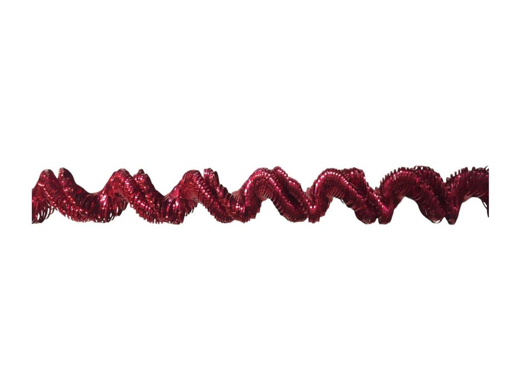 Decoración de Navidad Ddunla, Adorno navideño, Ornamento de Navidad, Decoración festiva, Made in Italy, 2000x7 h7 cm, Rojo