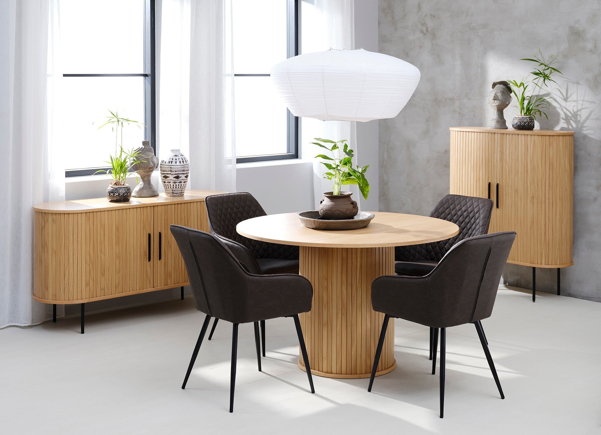 Rebellenclub Taree Eetkamertafel - ø120 cm - Eiken