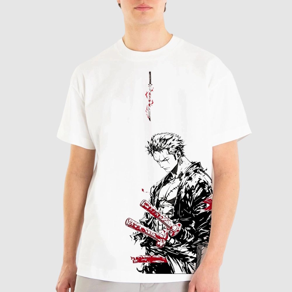 One PieceUnisex Round Neck Anime T-shirt