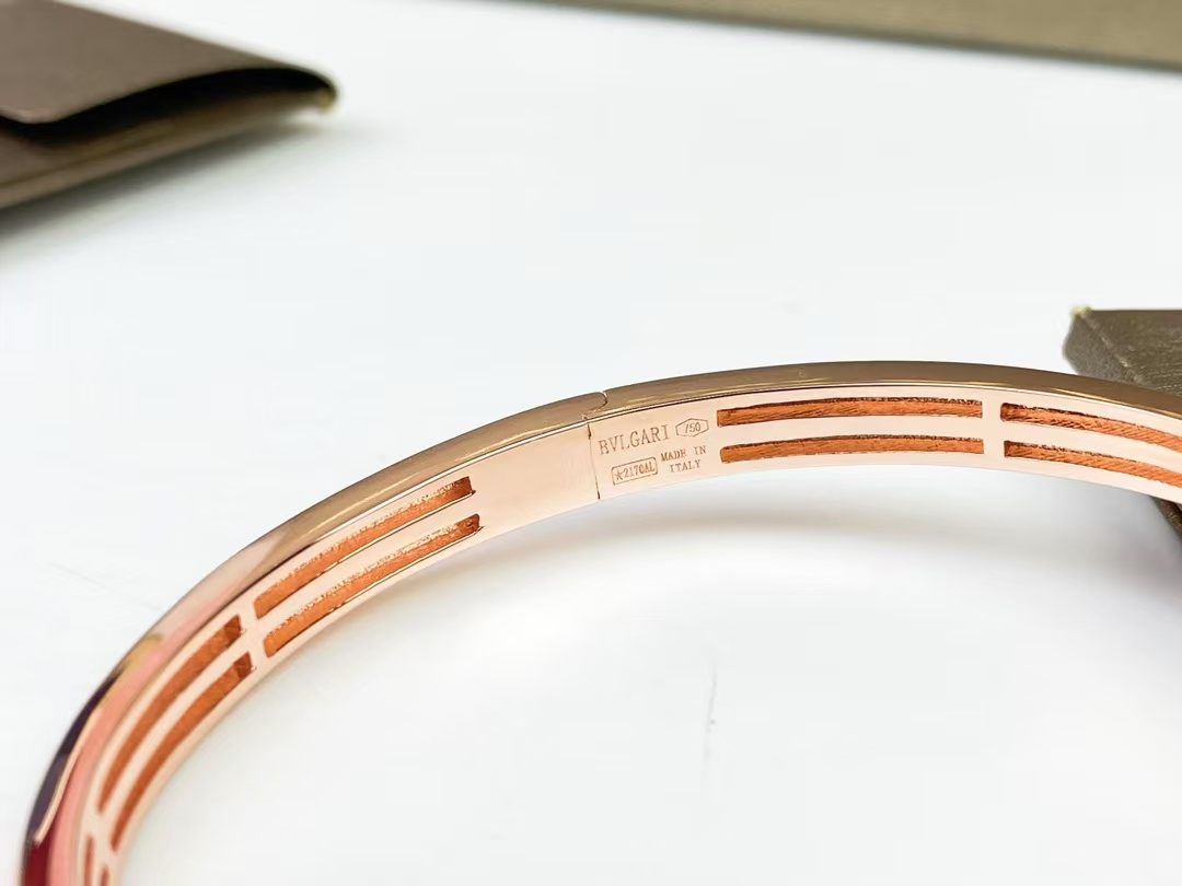 Bvlgari Divas' Dream Open Cuff Bangle Bracelet in Rose Gold - Original Replica Club