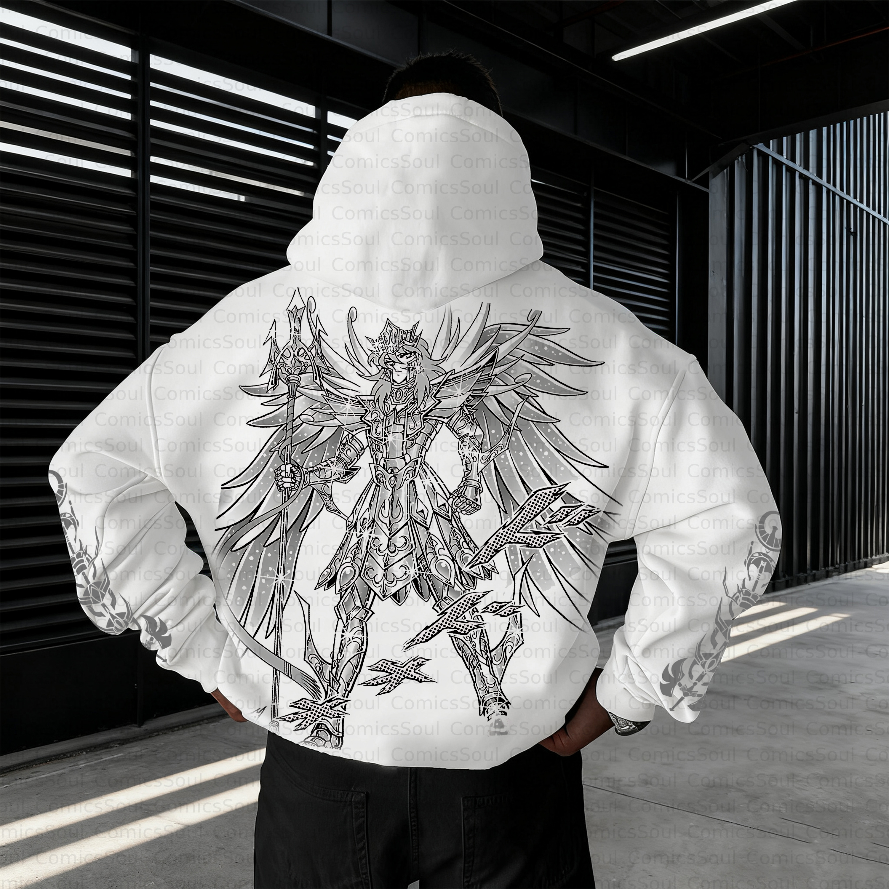 Unisex Anime Inspired Vintage Plush Hoodie