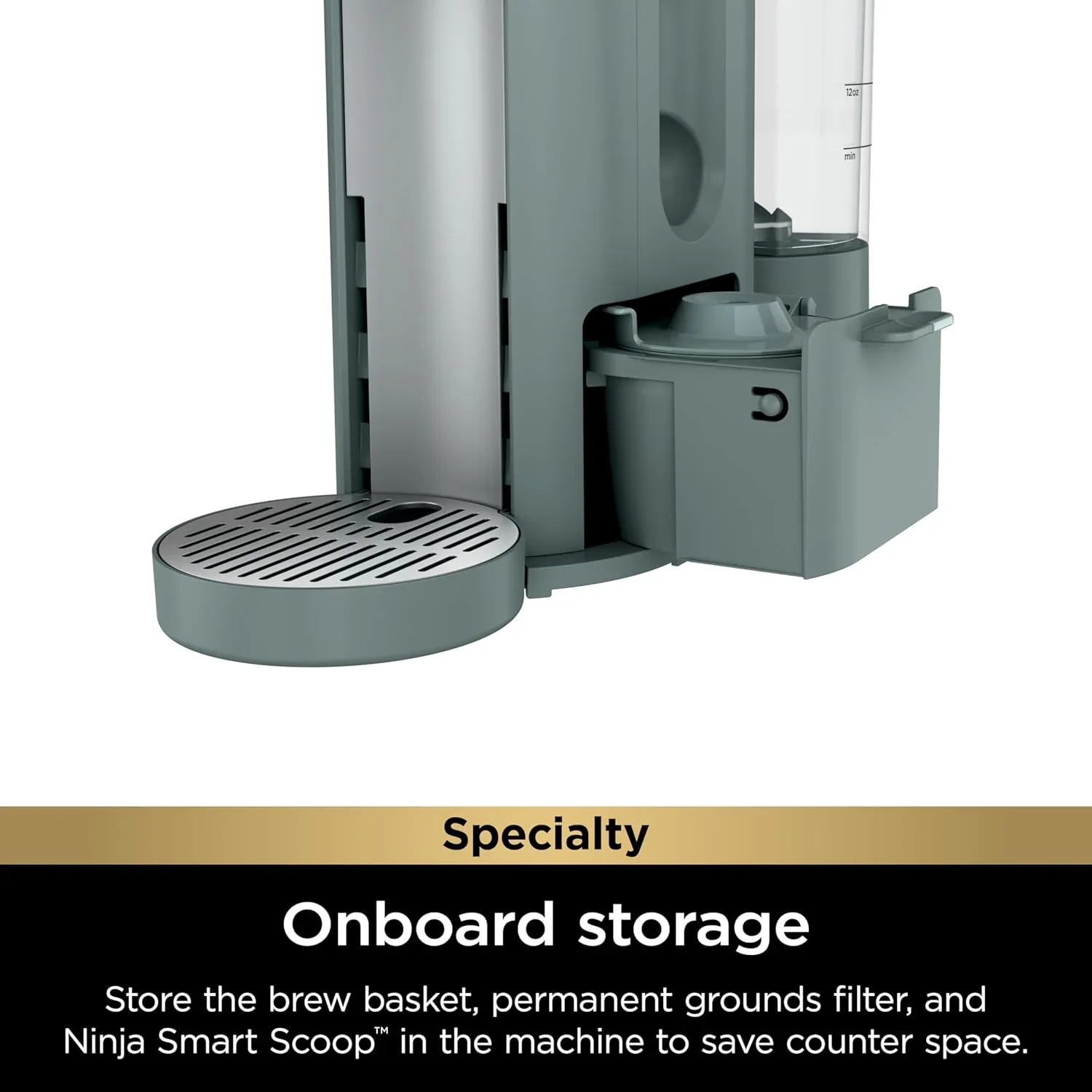 Ninja Coffee Maker Single Cup Brews with pods and grounds K-Cup compatible 4 brewing methods