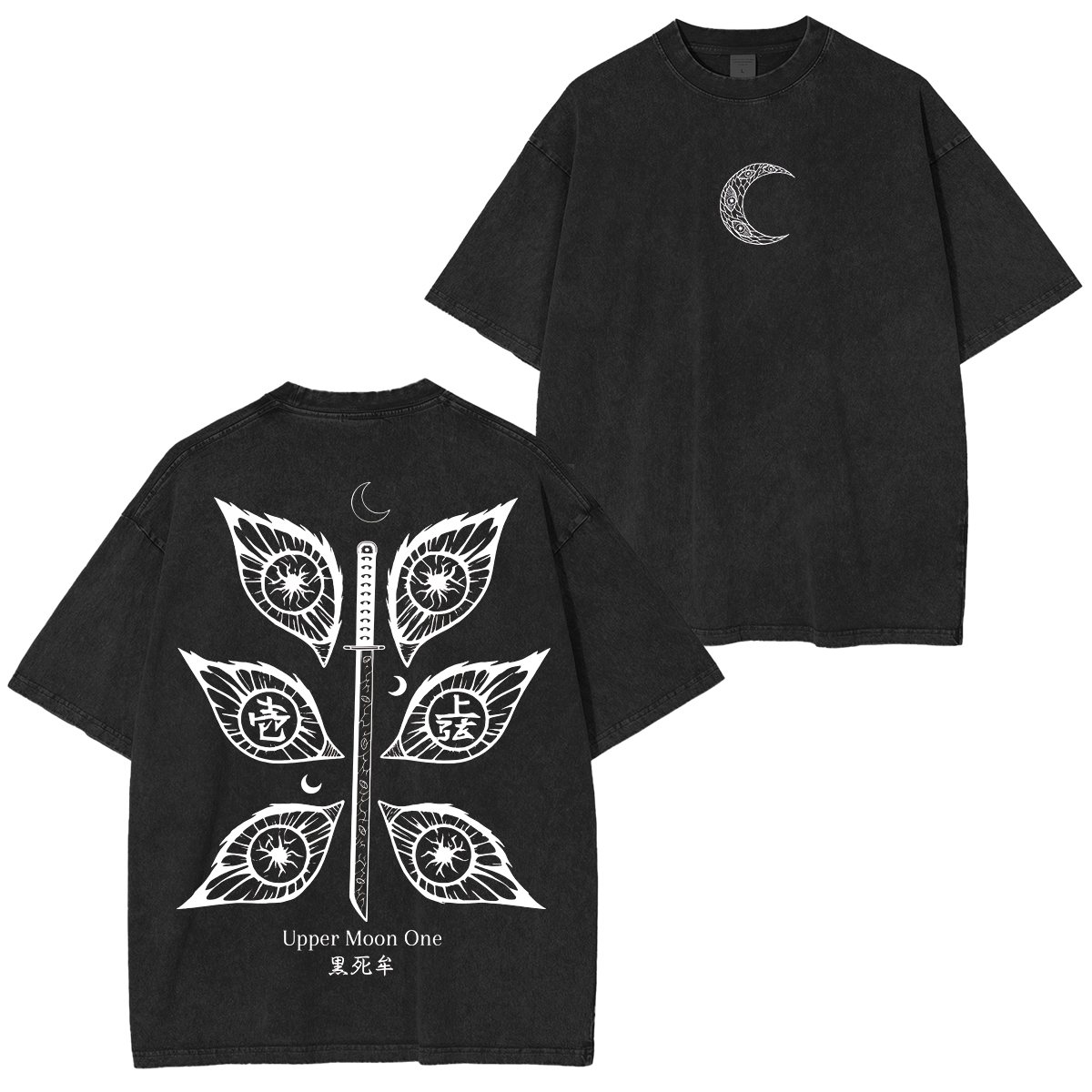 Unisex Anime Inspired Vintage Washed T-Shirt丨Comicssoul