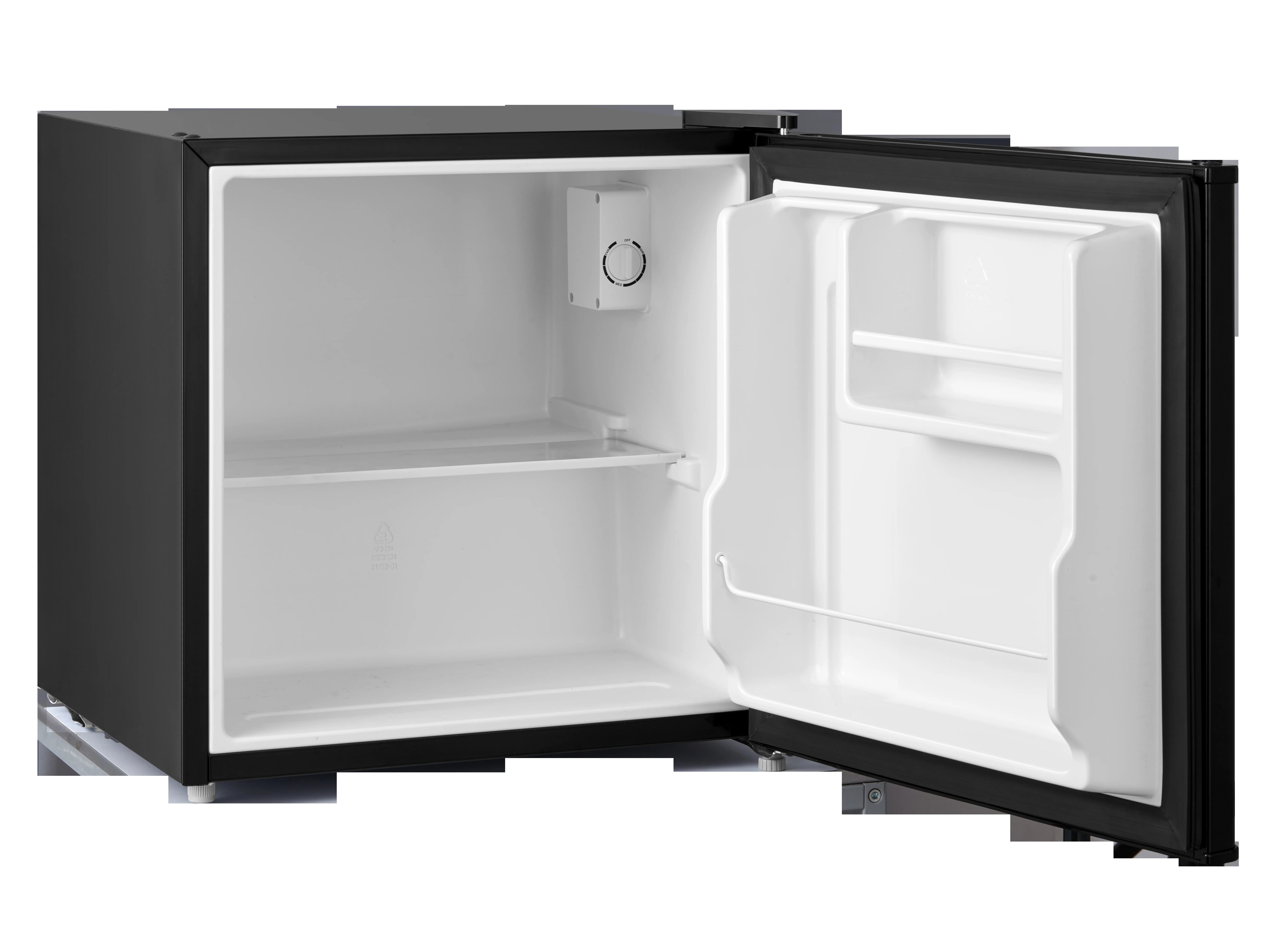 Mainstays 1.7 Cu. ft. Single Door Compact Refrigerator, Black, New - Image 2