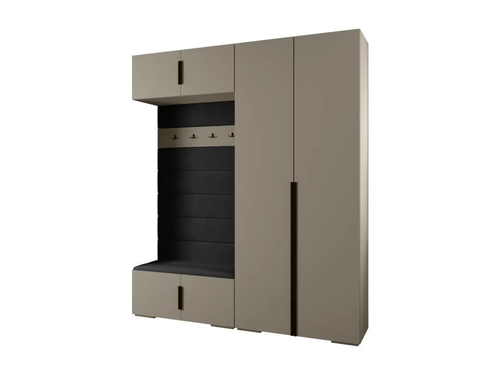 Mobtrendy 4 armario con puertas batientes 236.7/200/47 auuv54849