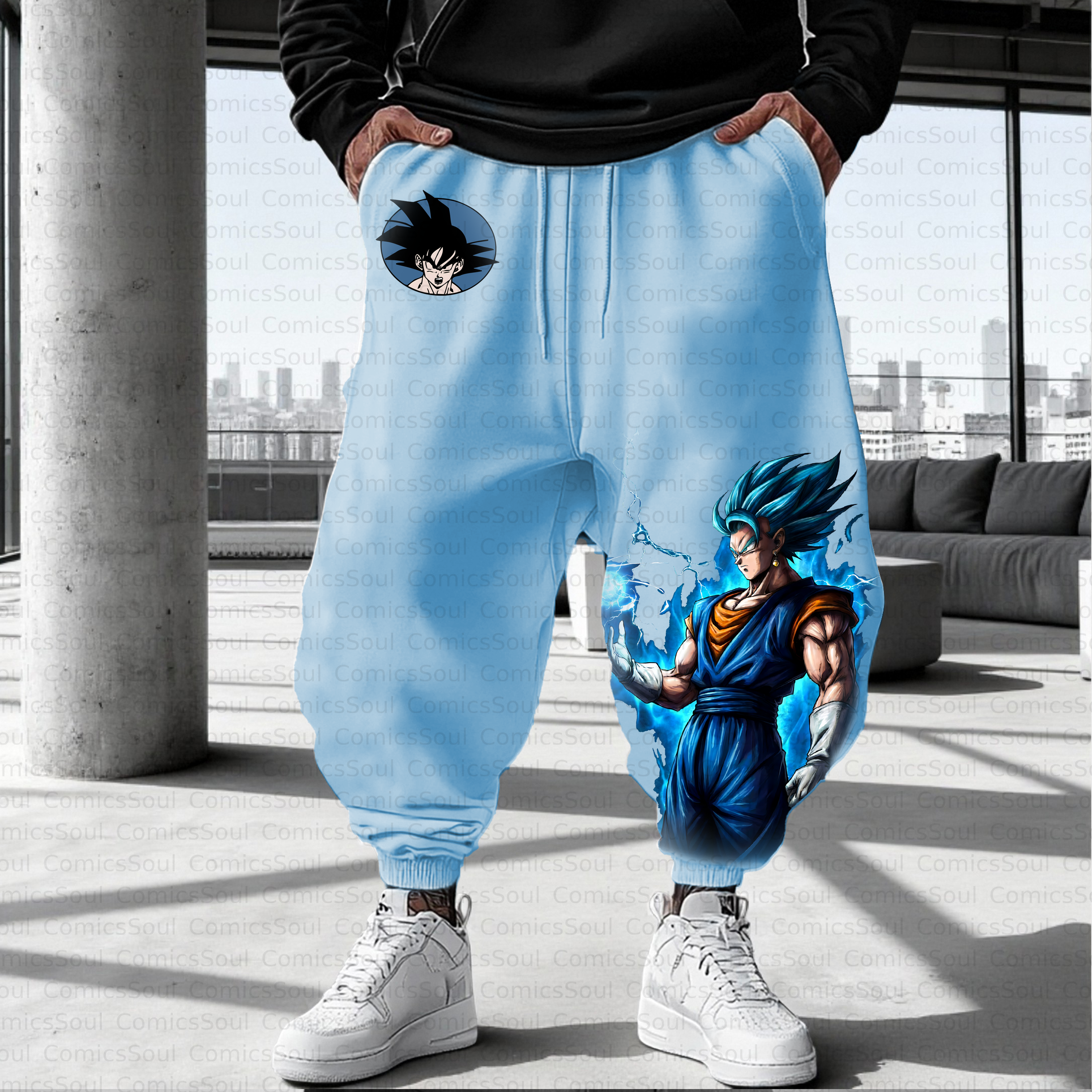 Unisex Casual Anime Streetwear Pant