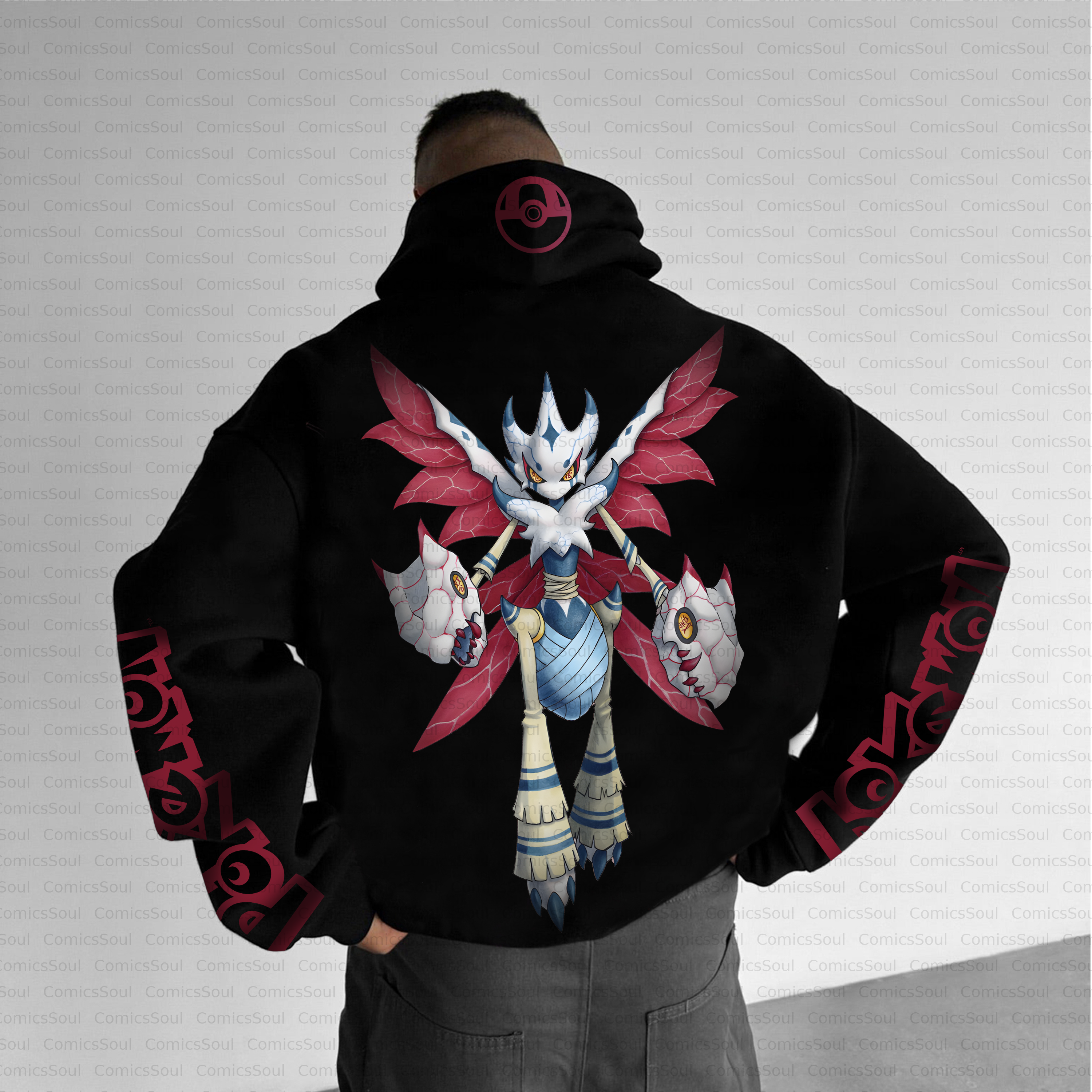 Unisex Anime Inspired Vintage Plush Hoodie