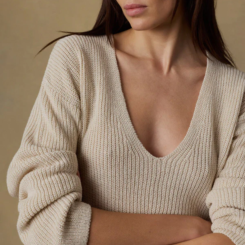 Faherty - Pull Miramar en lin - Sable